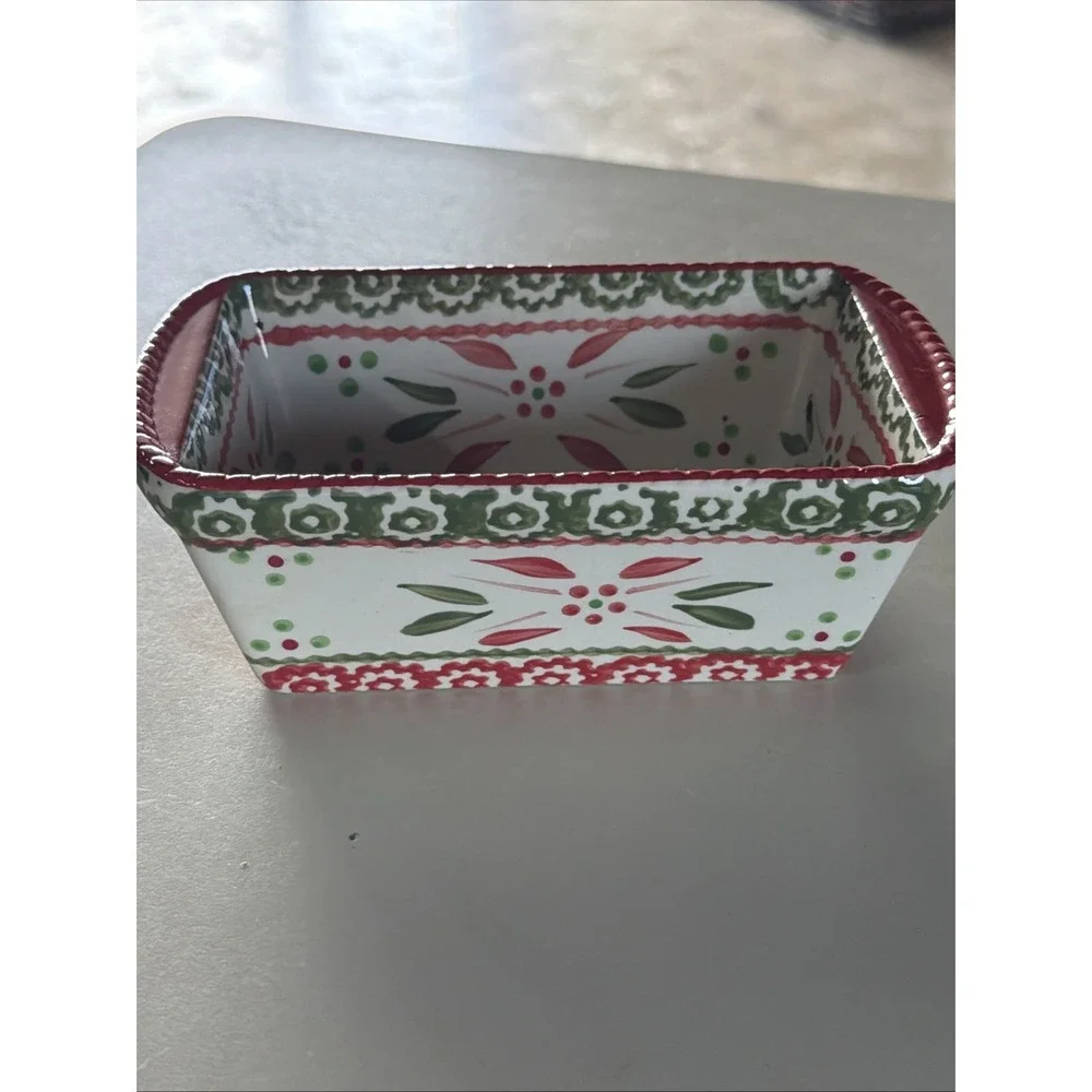 Temptations By Tara Christmas Holiday Gift 12oz Baking Mini Loaf Pan